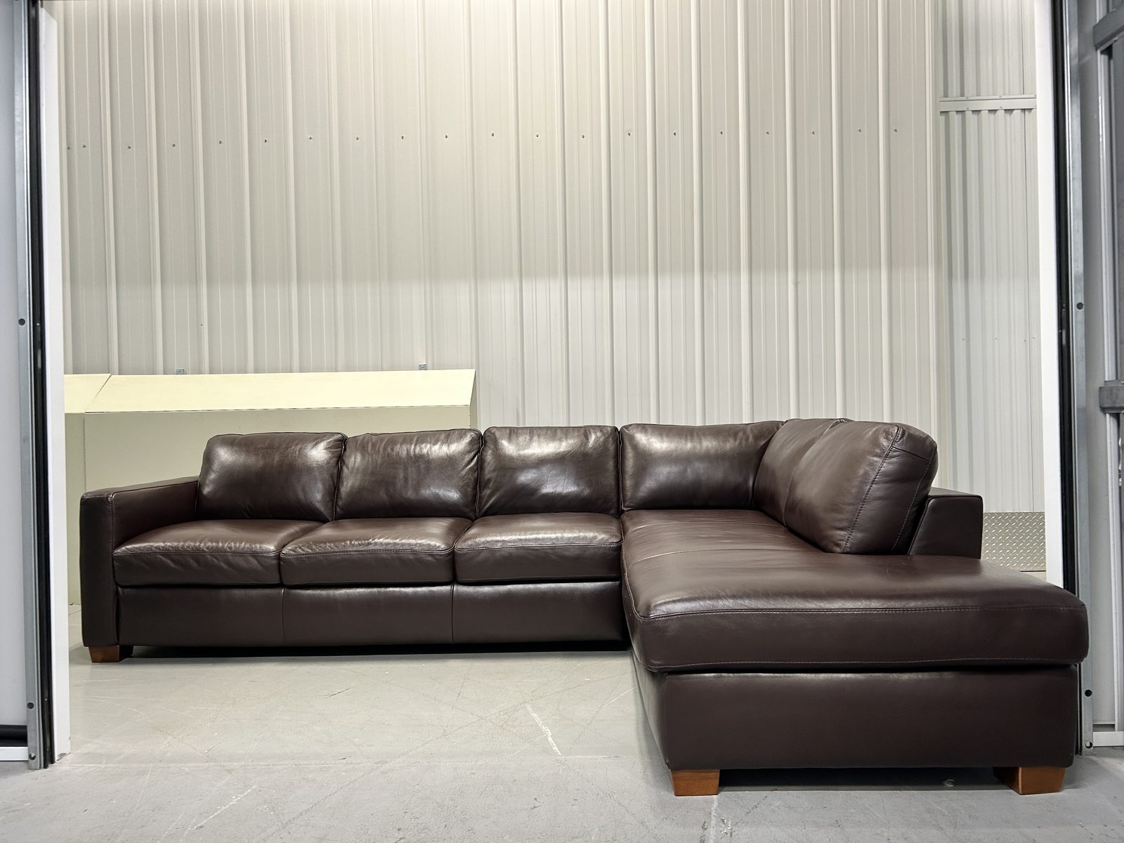 Natuzzi Editions Cesare Top-Grain Leather Sectional
